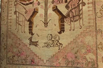 Ostturkestanischer Knüpfteppich ca. 200 x 130 cm, - Möbel, Teppiche und dekorative Kunst