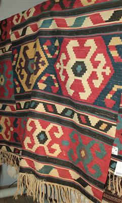 Zwei Schahsavan Kelim Bahnen im Konvolut je ca. 210 x 93 cm, - Möbel und Teppiche