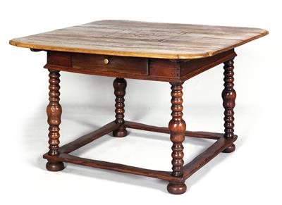 Provinzieller Tisch, - Möbel und Teppiche