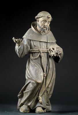 Hl. Franz von Assisi, - Möbel, Teppiche und dekorative Kunst
