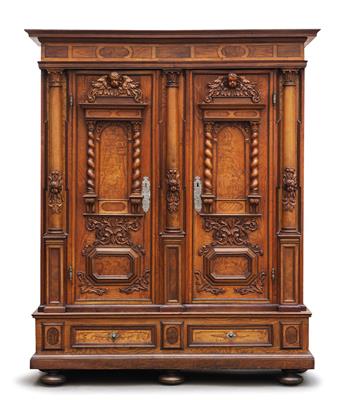 Barockhallenschrank, - Möbel, Teppiche und Dekorative Kunst