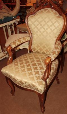 Fauteuil um 1860/70, - Möbel-im Focus: "SITZgelegenheiten"