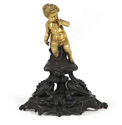 Bronzeskulptur "Die junge Bacchantin", - Möbel, Teppiche und dekorative Kunst