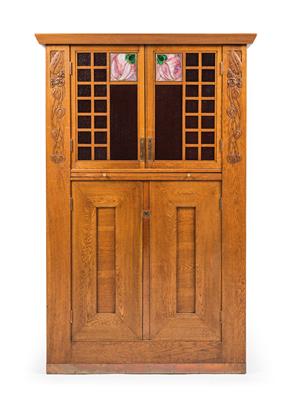 Jugendstil-Schrank, - Möbel, Design und Teppiche