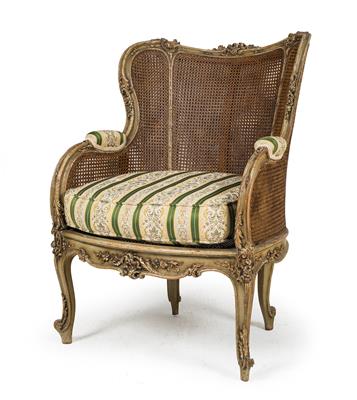 Franz. Fauteuille im Louis XV Stil, - Möbel und Teppiche