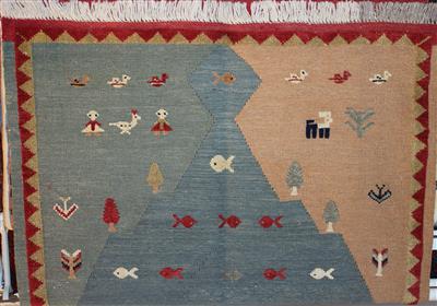 Gabbeh Kelim ca. 146 x 101 cm, - Furniture, carpets