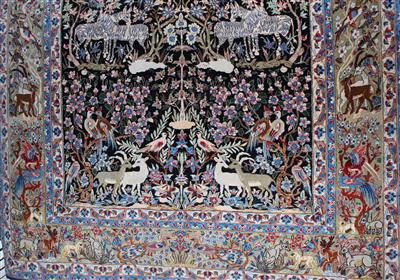 Isfahan ca. 223 x 157 cm, - Furniture, carpets