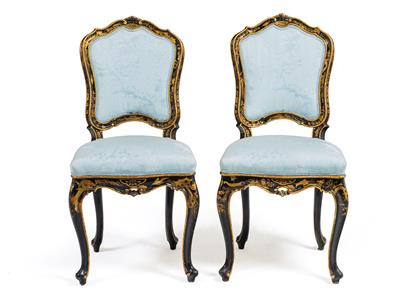 Paar venezianische Sessel, - Mobili e tappeti