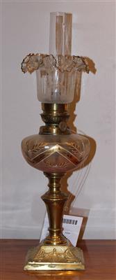 Petroleumlampe um 1900, - Möbel, Design und Teppiche