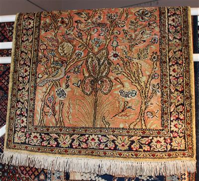 Ghom Seide ca. 110 x 78 cm, - Furniture, carpets