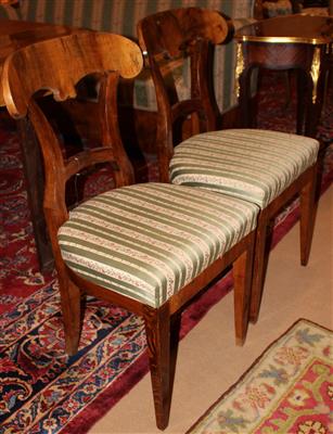 Paar Sessel, - Möbel, Teppiche und dekorative Kunst