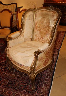 Paar Ohrenfauteuils i. Louis XV-Stil, - Letní aukce