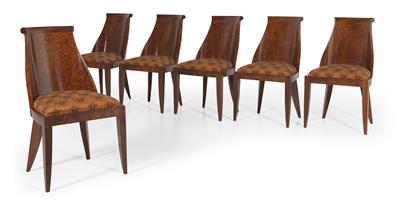 Satz von sechs Art Deco Sesseln - Furniture, carpets