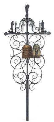 Eisernes Grabkreuz, - Möbel und dekorative Kunst