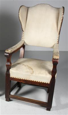 Prov. Ohrenbackenfauteuil, - Mobili, arti decorative e teppeti