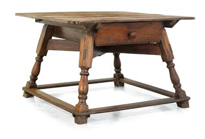 Bäuerlicher Tisch, - Möbel und dekorative Kunst
