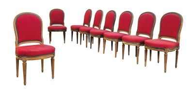 Satz von 8 provinziellen Sesseln - Mobili e arti decorative