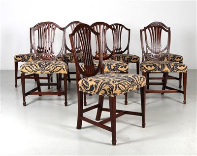 Satz von 8 Sesseln im Robert-Adam- Stil, - Möbel und dekorative Kunst