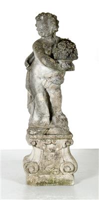 Gartenfigur "Putto", - Gartenmöbel und Gartendekoration