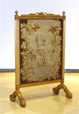 Kaminschirm i. Louis XVI Stil, - Furniture