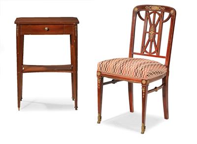 Neoklassizistischer Sessel, - Möbel und dekorative Kunst