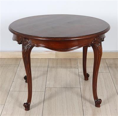 Runder Tisch i. Barockstil, - Möbel und dekorative Kunst