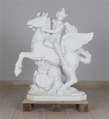 "Merkur auf Pegasus", - Zahradní nábytek a ozdoby