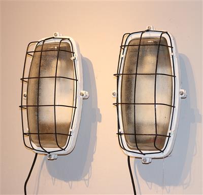 Paar Aussenwandlampen, - Summer auction Furniture