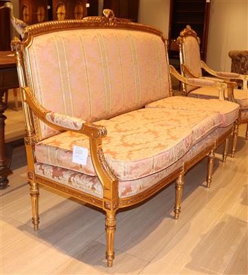 Sitzbank i. Louis XVI- Stil, - Asta estiva Mobili