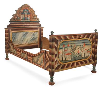 Oberösterreichisches Bauernbett, - Furniture