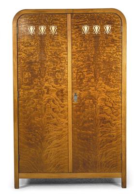 Jugendstil-Garderobeschrank, - Möbel