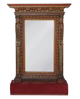 Konsolwandspiegel im Stil der italienischen Renaissance, - Furniture
