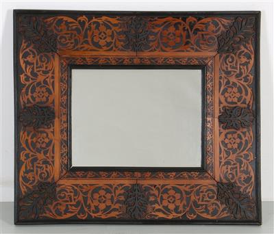 Salonspiegel in modifizierter Renaissancestilform, - Möbel