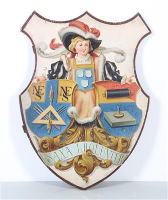Wappenschild der Buch- bzw. Steindrucker, - Furniture