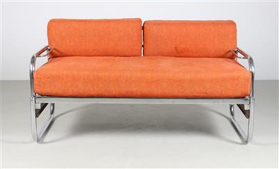 Stahlrohrsofa, - Furniture