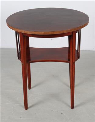 Ovales Salontischchen, - Möbel