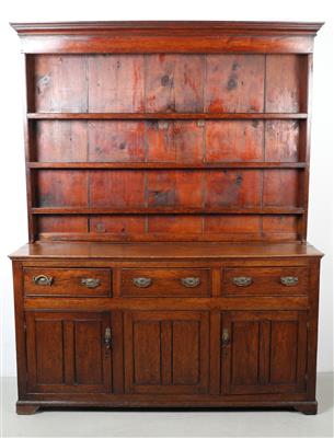 Rustikales Sideboard m. Regalaufsatz, - Möbel