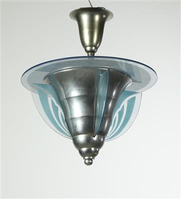 Funktionalistische Deckenlampe, um 1930, - Möbel
