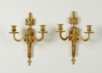Paar kleine Wandappliken im Louis XVI-Stil, - Furniture