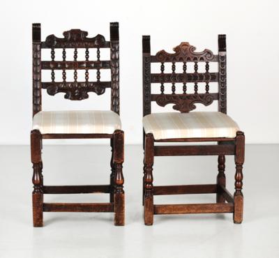 Paar Sessel im Renaissancestil, - Funiture