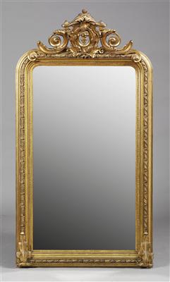 Grand wall mirror, - Di provenienza aristocratica