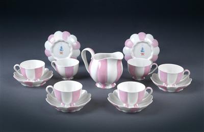 Melon mocha service set: - Di provenienza aristocratica