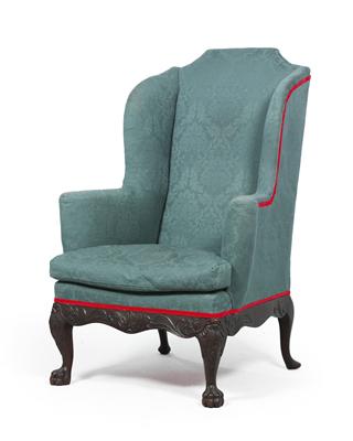 Ohrenbackenfauteuil, - Aus aristokratischem Besitz