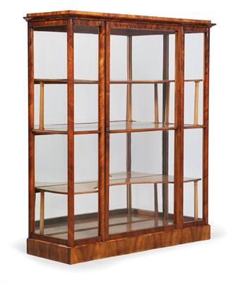 Half height Biedermeier Vitrine, - Furniture and decorative art