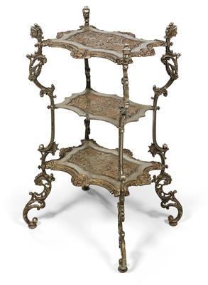 Historicist metal étagère, - Furniture and decorative art