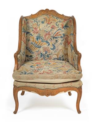 Baroque armchair, - Di provenienza aristocratica