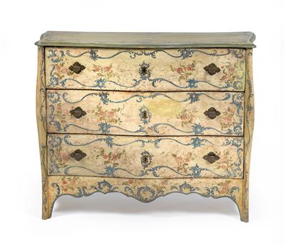 Italian baroque chest of drawers, - Majetek aristokratického původu a předměty  důležitých proveniencí