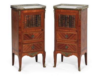 Pair of side cabinets, - Mobili