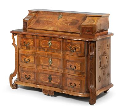 Baroque bureau, - Furniture