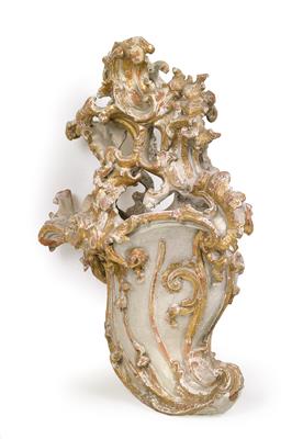 Top of a Rococo stove, - Furniture